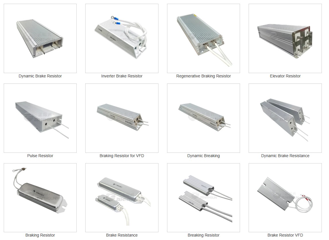 Braking resistors for drives, servos and industrial machinery