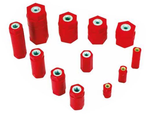 BALDI column insulators for internal assembly of electrical panels
