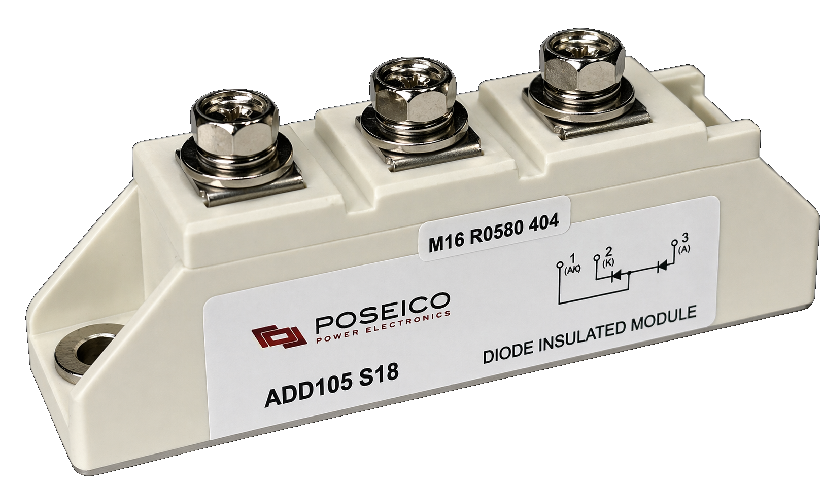 Módulo de diodos POSEICO ADD105S18 para aplicaciones industriales