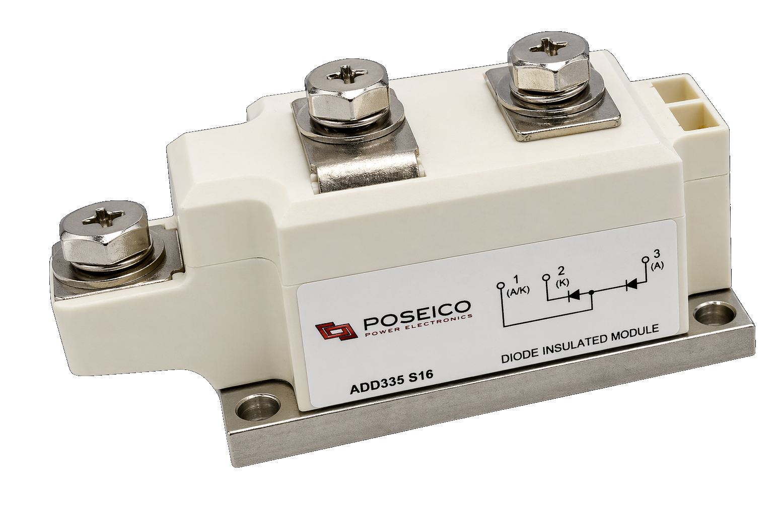 Módulo de diodos POSEICO ADD335S16 para rectificación de potencia