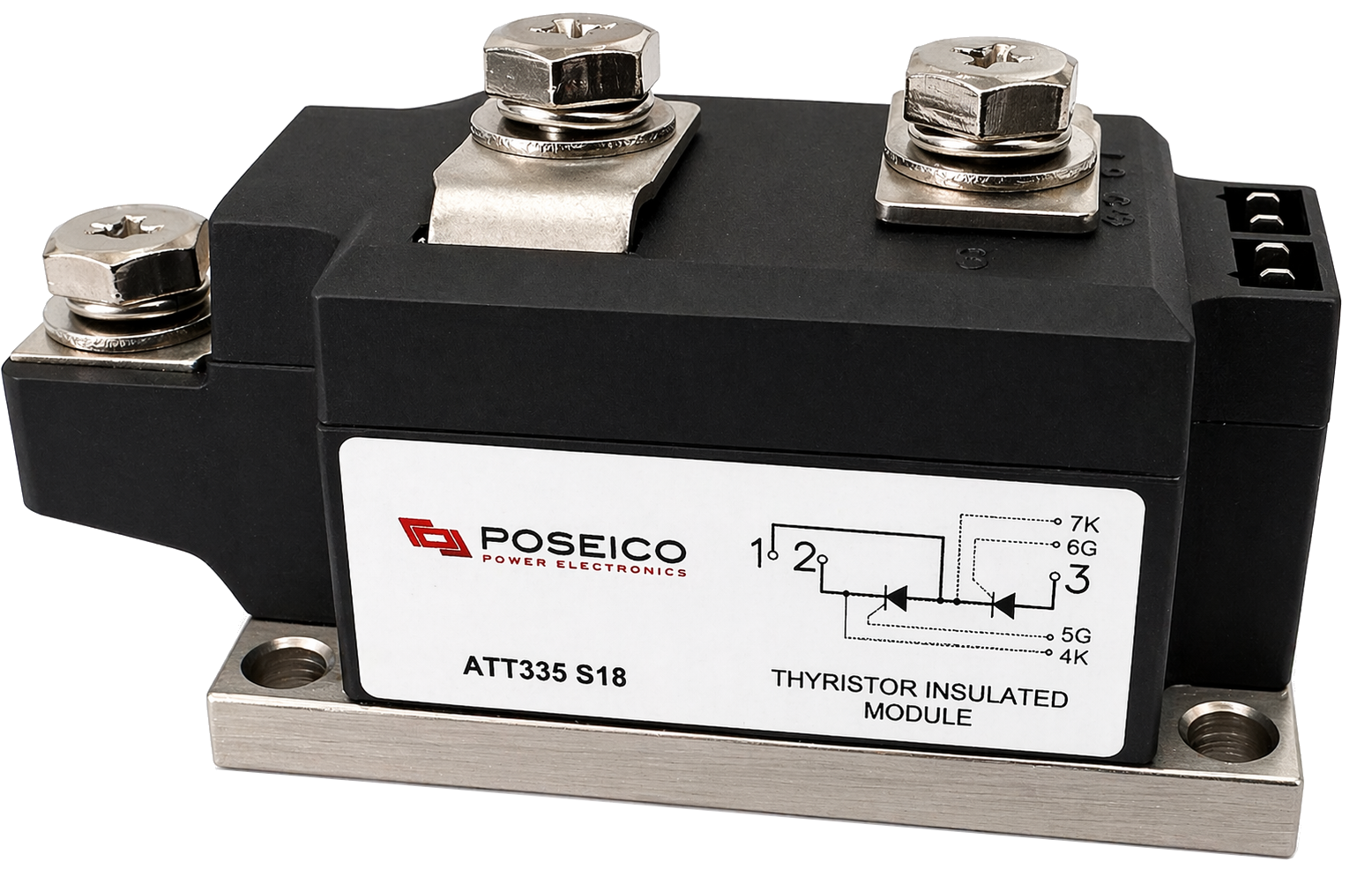 Módulo de tiristores POSEICO ATT335S18 para control de potencia industrial