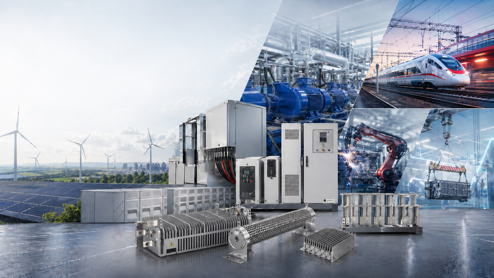 Power resistors for industrial electronics and energy conversion