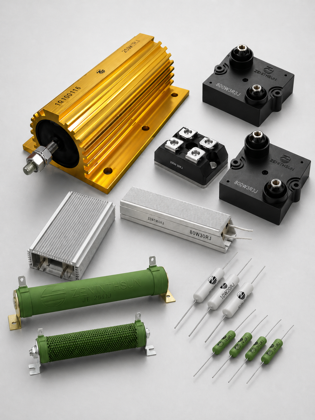 Power resistors for industrial applications supplied by TOT POWER Iberia