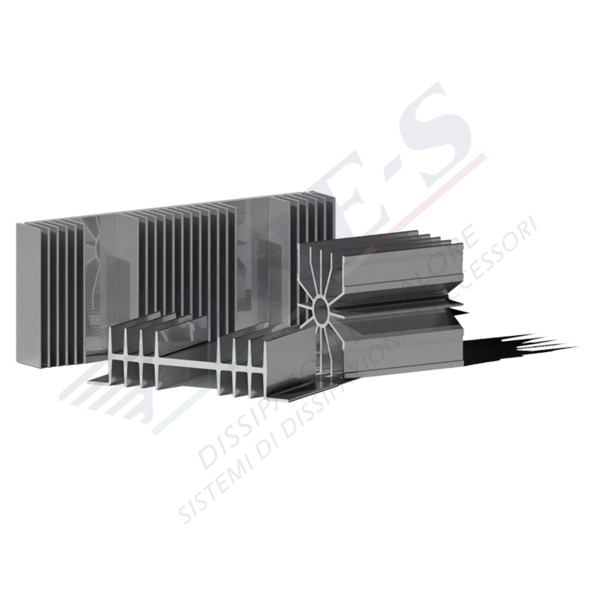 Low-power heat sinks for industrial electronics