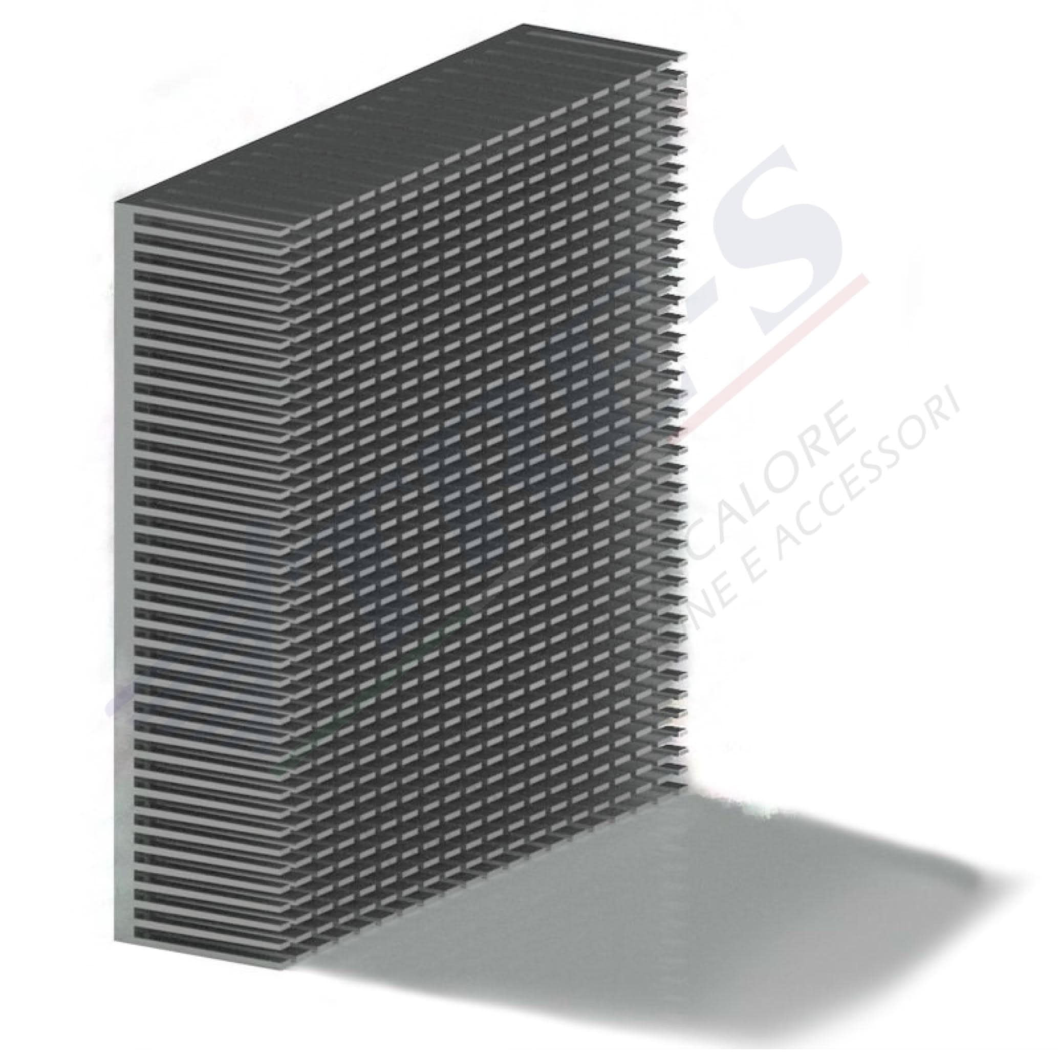 Cross-cut heat sinks for optimized ventilation