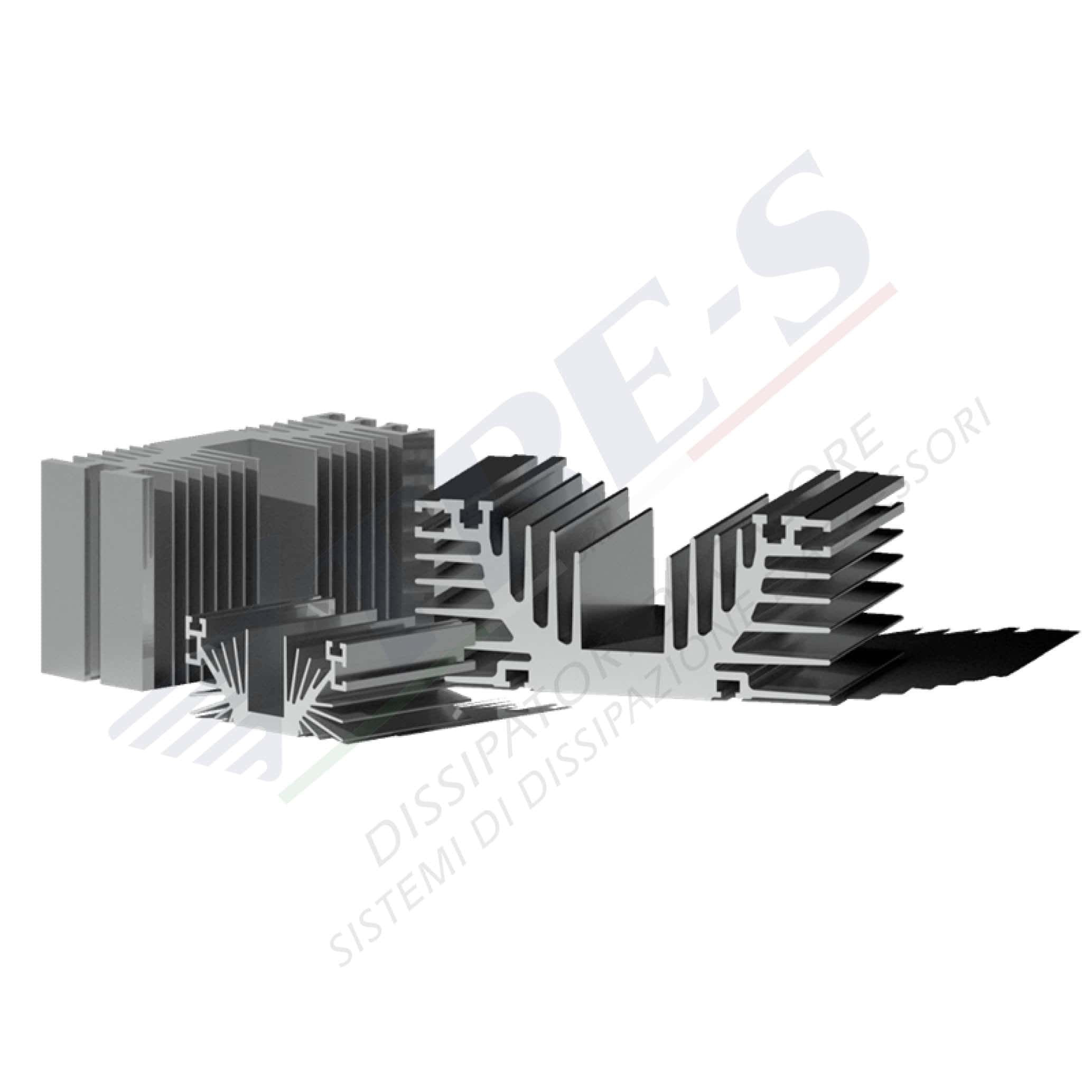 Heat sinks for press-pack semiconductor mounting